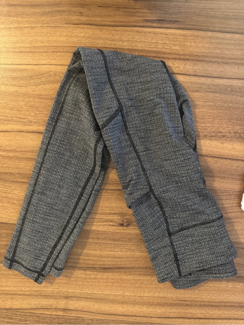 Lululemon Gray Textured Active Leggings
